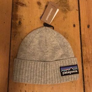 Patagonia gray brodeo beanie. New with tags